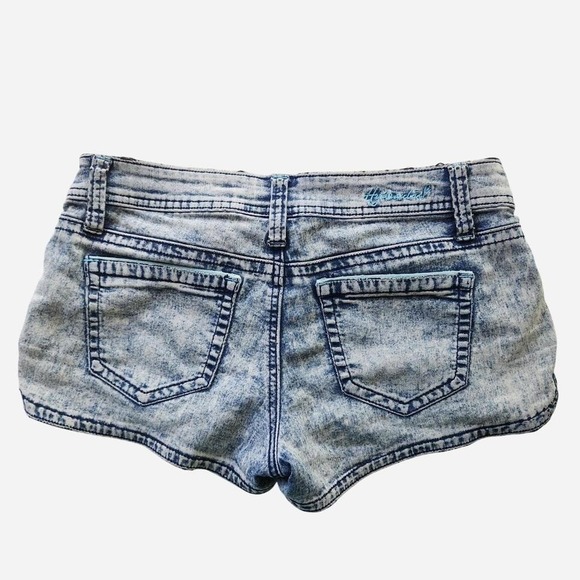 true vintage low-rise hydraulic mini shorts - Picture 3 of 4